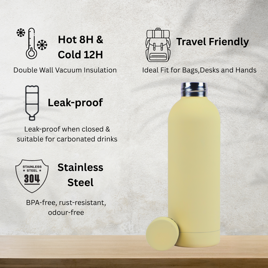 Pale Yellow 500ml 750ml 3